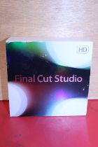 A boxed Apple Final Cut Studio set