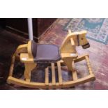 A vintage child's rocking horse, shipping unavailable