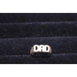 A 9ct gold Dad ring 1.82 grams