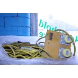 A 110v transformer and selection of extension leads. Shipping unavailable