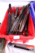 A box of vintage woodworking tools. No shipping