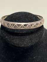 A continental silver bangle