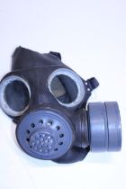 A vintage military gas mask