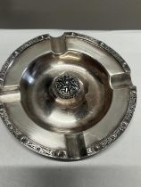 A fully hallmarked for Birmingham silver ashtray 123g