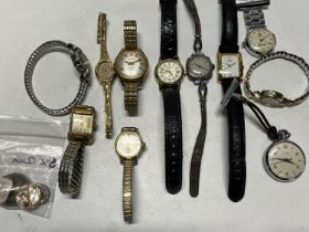 A good selection of ladies vintage watches