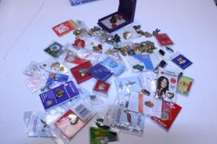 A job lot of assorted badges