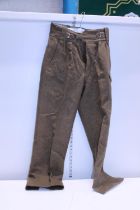 A pair of 1949 battle dress trousers