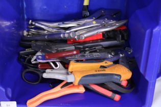 A box of mixed tools. No shipping