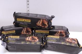 A job lot of flame fast instant lighting fire logs