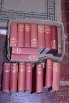 A large selection of Charles Dickens hard back books