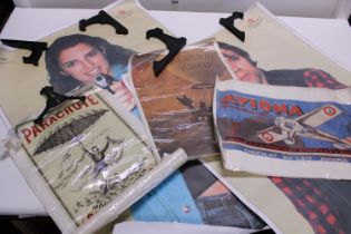 A selection of assorted vintage posters etc