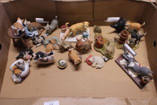 A selection of Border Fine Art's figurines and other