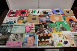 A selection of mixed genre 7" singles