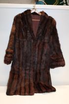 A vintage ladies fur coat
