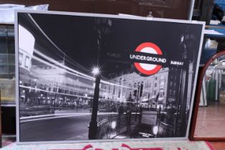 A large contemporary London themed wall art. No shipping
