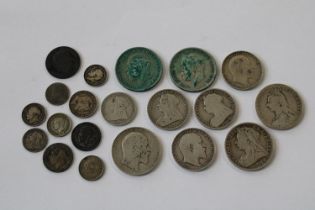 A job lot of assorted Victorian and Edwardian silver coins gross weight 139.16g