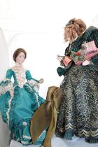 Two collectable Franklin Heirloom dolls Shipping unavailable