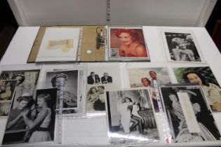 A folder full of Jane Powell photos including press photos