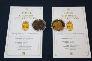 Two collectable proof coins