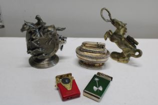 A selection of assorted vintage lighters a/f