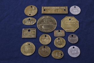 Twenty one assorted colliery mining pit checks