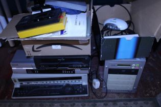 A job lot of assorted electronic equipment (untested) Shipping unavailable