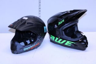 Two new cycling helmets. shipping unavailable