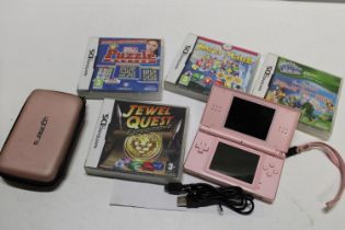 A Nintendo DS and selection of games in working order