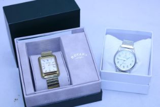 A boxed gents rotary wrist watch and a Philip Mercier wrist watch
