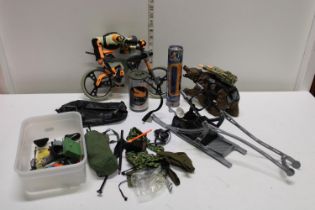 A selection of Action Man figurines and accessories a/f