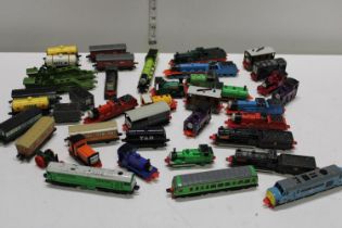 A job lot of Thomas the Tank Engine trains, models and carriages