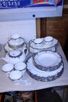 A Wedgewood bone china dinner service 'Chartley' (bought in 1994 £506.97)