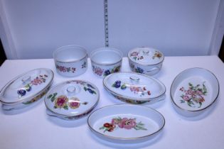 A selection of Royal Worcester Pershore kitchen ceramics shipping unavailable
