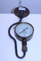 A vintage LNER vacuum test gauge