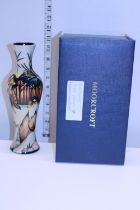 A boxed limited edition Moorcroft Pine Martin singed and no.18, h26cm