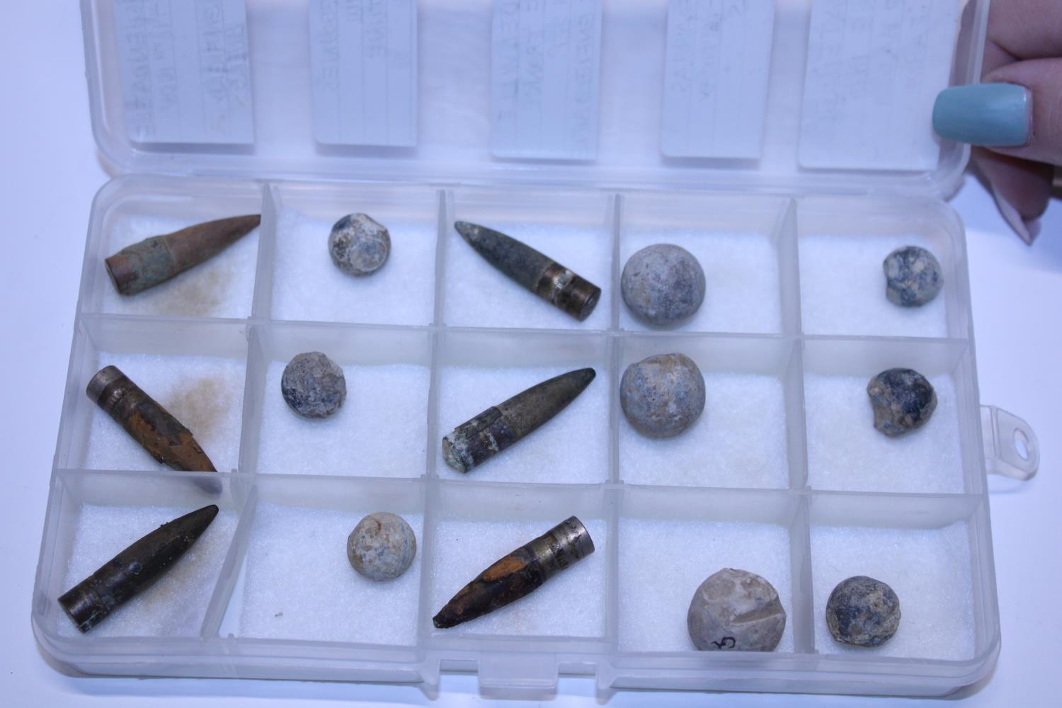 A selection of assorted battlefield finds from Battle of Waterloo and WW1