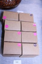 Eight boxes (6 per box) of Bella Noir lipstick assorted colours