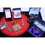 A selection of branded costume jewellery