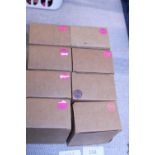 Eight boxes (6 per box) of Bella Noir lipstick assorted colours