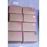 Eight boxes (6 per box) of Bella Noir lipstick assorted colours