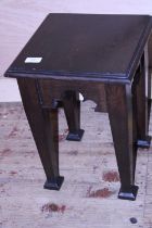 A mahogany side table, shipping unavailable