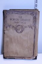A antique book entitled 'The world's Greatest Paintings' by T Leman Hare