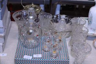 A job lot of assorted glasswares shipping unavailable