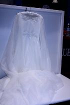 A vintage ladies wedding dress, size 12