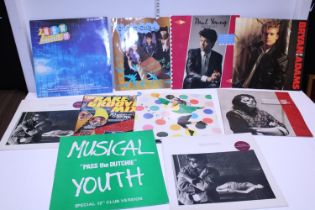A selection of mainly 1980's LP records