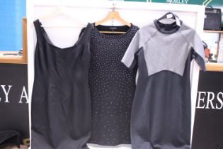 Three ladies dresses 2 by Coast and one new M and S with tags