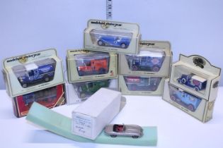 A selection of boxed mainly Matchbox die-cast models