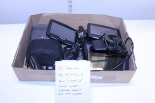 A selection of assorted Garmin and Tom Tom sat navs (some need mounts and leads)