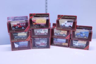 A selection of boxed Matchbox die-cast models