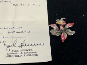 A piece of handmade jewellery by Jack Spencer